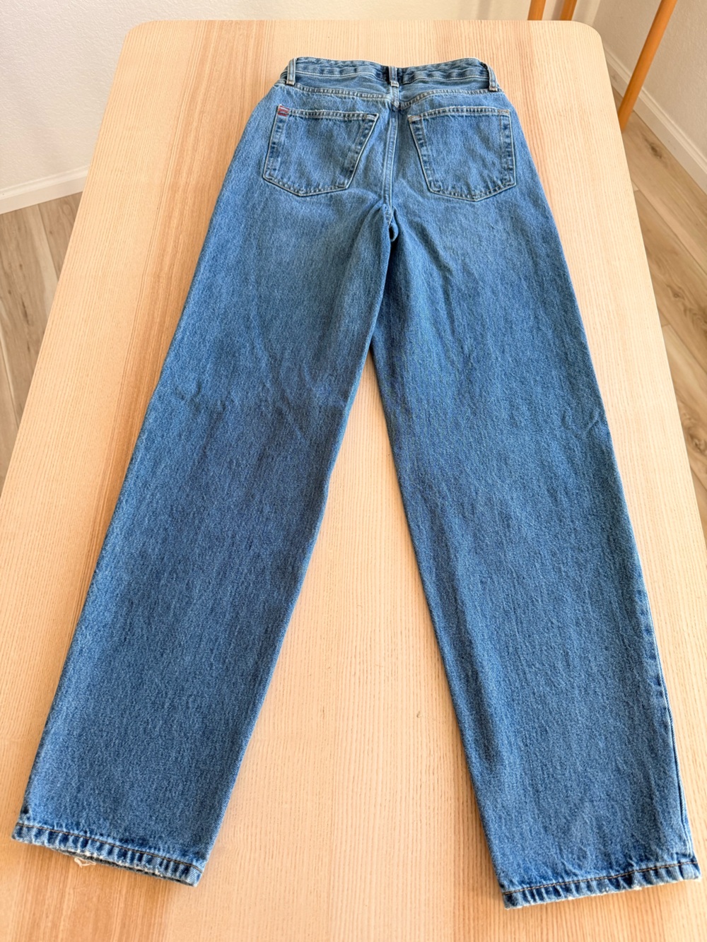 Urban Outfitters Medium Wash Boyfriend Jeans featuring a high-waisted design - Picture 6 of 7